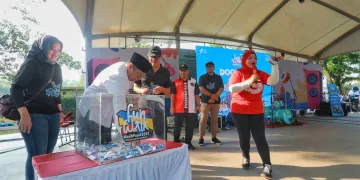 Bapenda Tangerang Selatan Gelar Fun Walk Wajib Pajak di Jogging Track Bintaro Jaya Xchange Mall