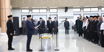 Bupati Tangerang Lantik 258 PNS Jabatan Fungsional dan 4 Pejabat Tinggi Pratama
