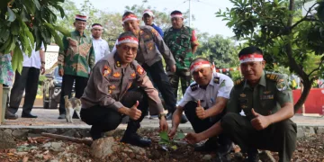 Polres Metro Tangerang Kota Gerakan Tanam 1.000 Pohon Untuk Perbaiki Kualitas Udara