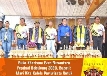 Bupati Hendra Resmi Buka Festival Babukung Tahun 2023