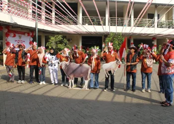 Meriahkan HUT RI Ke-78, Distan Provinsi Banten Gelar Parade Kostum Pertanian