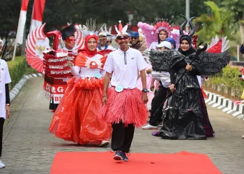 Pj Sekda Virgojanti Buka Lomba Peringatan HUT ke-78 Kemerdekaan RI di Lingkungan Setda Provinsi Banten