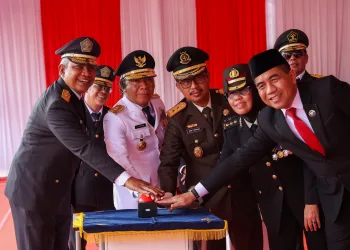 Pj Gubernur Al Muktabar Pimpin Peringatan Hari Kemenkumham 2023 Provinsi Banten