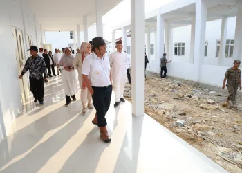 Pj Gubernur Banten Al Muktabar Tinjau Pembangunan RSUD Cilograng