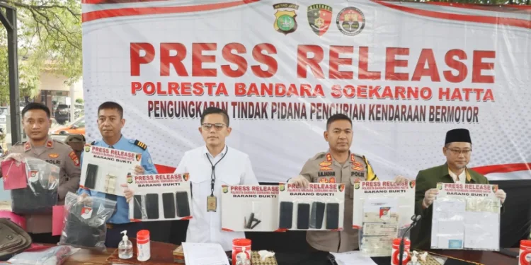 10 Pelaku Curanmor Nyamar Jadi Petugas Leasing Ditangkap di Bandara Soetta Tangerang