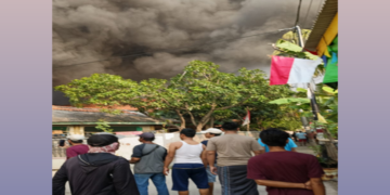 Pabrik Makanan Ringan Terbakar di Kosambi Tangerang