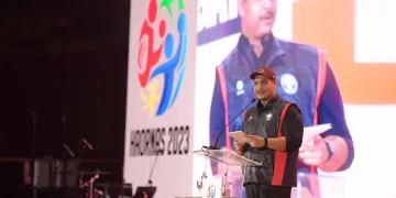 Menpora Dito dan Menhan Prabowo Resmikan Puncak Haornas 2023