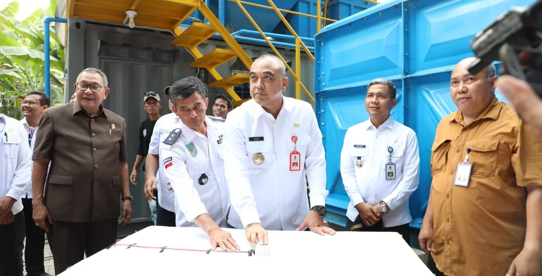 Bupati Tangerang Resmikan Instalasi Pengolahan Air Skala Kecil
