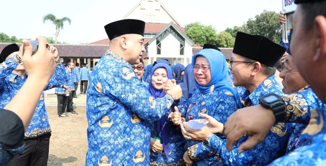 Bupati Tangerang Ikuti Apel Terakhir, Zaki Iskandar