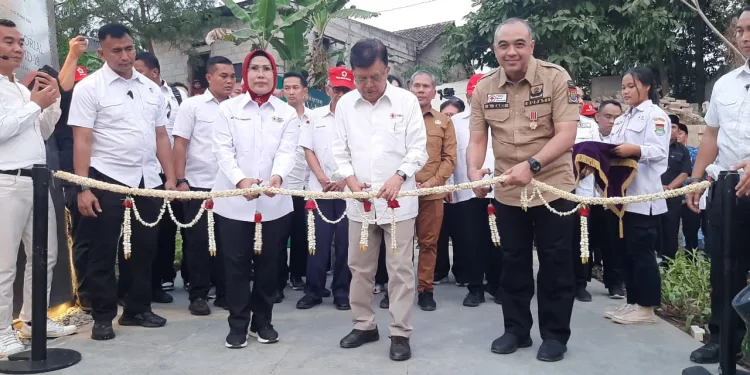 Jusuf Kalla Resmikan UDD dan Tangerang Volunteer Park PMI Kabupaten Tangerang di Solear