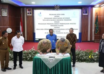 Perumdam TKR Kabupaten Tangerang Tambah Pasokan Air Minum di Tangerang Selatan
