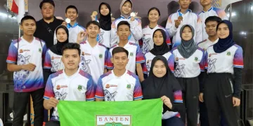 Kontingen Banten pada Cabor Taekwondo Raih 5 Medali Pada Popnas XVI di Palembang