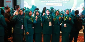 Pj Ketua TP PKK Provinsi Banten Tine Al Muktabar Hadiri Rakornas PKK se-Indonesia