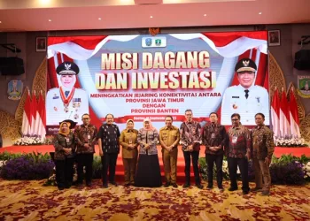 Pj Gubernur Banten Al Muktabar Hadiri Misi Dagang dan Investasi Provinsi Jatim