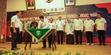 Pj Gubernur Al Muktabar Mengukuhkan Forum Kolaborasi Pengawasan Desa Provinsi Banten