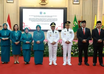 Tine Al Muktabar Lantik Penjabat Ketua TP PKK Kabupaten Tangerang