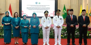 Tine Al Muktabar Lantik Penjabat Ketua TP PKK Kabupaten Tangerang