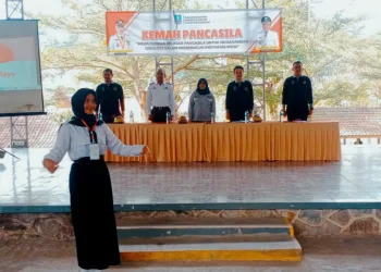 Tanamkan Ideologi Pelajar, Kesbangpol Kabupaten Serang Gelar Kemah Pancasila