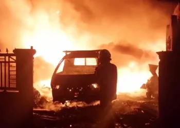 Tiga Gudang di Kosambi Tangerang Ludes Terbakar