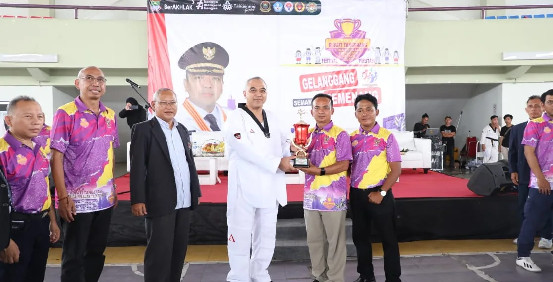 Kejuaraan Taekwondo Piala Bupati Cup Tingkat Kabupaten Tangerang Diikuti 350 Pelajar