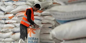 Bulog Sub Divre Tangerang Siapkan Stok Beras 15 Ribu Ton, Harga Eseran tertinggi Nyaris Tembus Rp 11 Ribu