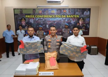 Polda Banten Ringkus Dua Tersangka Korupsi Pembangunan Jalan Akses Pelabuhan di Cilegon