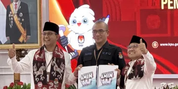 Datang Lebih Dulu ke KPU, Anies - Muhaimin Resmi Capres dan Cawapres