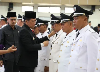 17 Kepala Desa Hasil Pilkades Serentak di Kabupaten Tangerang Dilantik, 1 Kades Ditunda Pelantikannya
