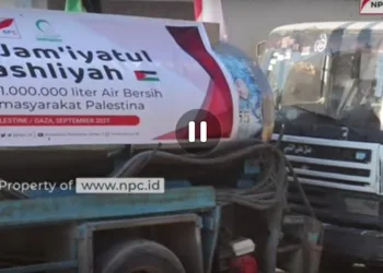 PB Al Washliyah Distribusikan 1 Juta Ton Air Bersih Untuk Warga Palestina