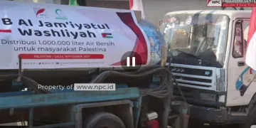 PB Al Washliyah Distribusikan 1 Juta Ton Air Bersih Untuk Warga Palestina