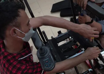 Kemensos Produksi 590 Kursi Roda Canggih