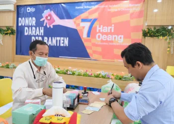 Peringati Hari Oeang, DJP Banten Gelar Donor Darah