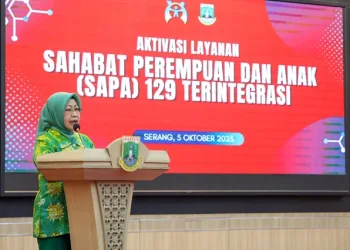 Pj Sekda Provinsi Banten Virgojanti Luncurkan Aktivasi Layanan Sahabat Perempuan dan Anak (SAPA) 129 Terintegrasi