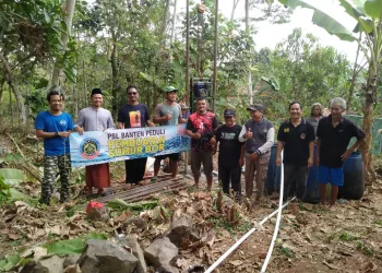 PSL Banten Bangun Sumur Bor di Kampung Sumedang