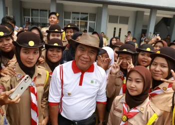 Ekspedisi Reformasi Birokrasi Tematik Berdampak, Pj Gubernur Banten Al Muktabar Tinjau Pembangunan Gedung Sekolah