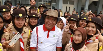 Ekspedisi Reformasi Birokrasi Tematik Berdampak, Pj Gubernur Banten Al Muktabar Tinjau Pembangunan Gedung Sekolah