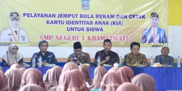 Capaian 45 Persen, Disdukcapil Kabupaten Serang Bagikan 591 KIA Siswa SMPN 1 Kramatwatu