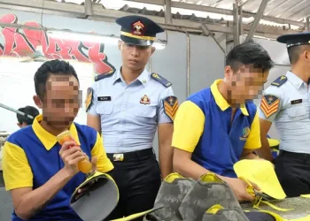 Puluhan Taruna Poltekip Lihat Langsung Produksi Sepatu Buatan Warga Binaan Rutan Tangerang