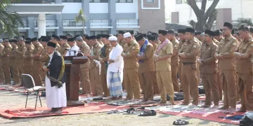 Walikota Serang Pimpin Sholat Istisqo Mohon Hujan