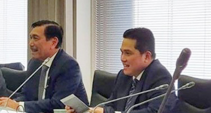 Luhut Sakit, Presiden Jokowi Tunjuk Erick Thohir Jadi Menko Marves Ad-Interim