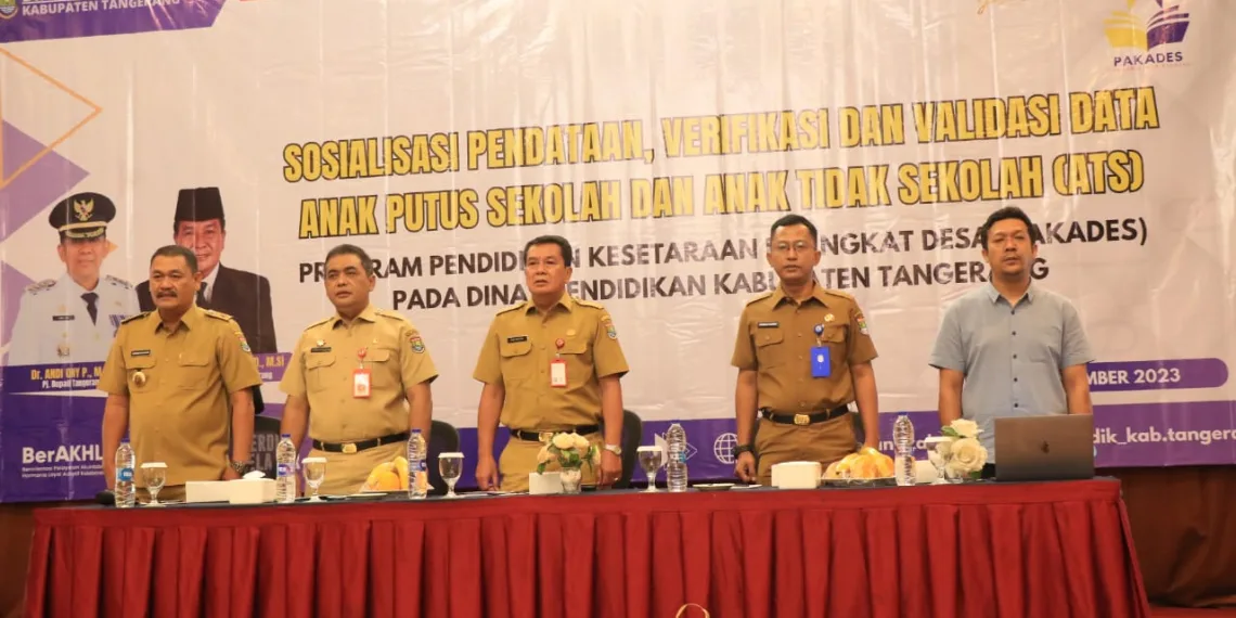 Sekda Maesyal Rasyid Minta Jangan Ada Lagi Anak Putus Sekolah di Kabupaten Tangerang