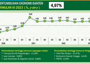 PDRB Tumbuh 4,97 Persen, Kontribusi Komoditi Yang Dikembangkan Provinsi Banten