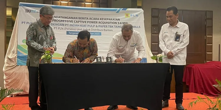 PT Indah Kiat dan PLN UID Banten Kerja Sama Program Captive Power Acquisition