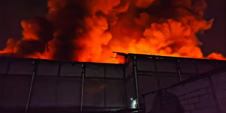 4 Gudang Sparepart Mobil Terbakar di Tangerang