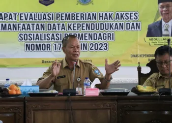 Samakan Persepsi, Pemkab Serang Evaluasi Akses Data Kependudukan