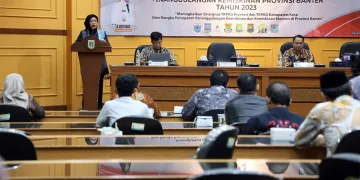 Percepatan Penanggulangan Kemiskinan, Pemprov Banten Sinkronkan Program Kerja TKPKD