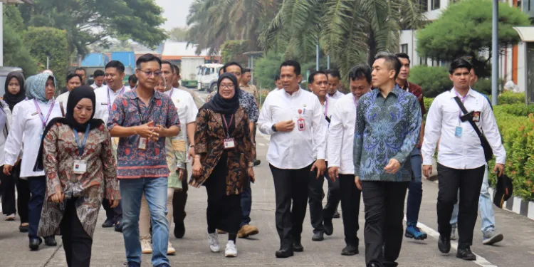 Pj Bupati Tangerang Sambangi PT Ching Luh Indonesia di Cikupa, Pastikan Investasi di Kabupaten Tangerang Berjalan Lancar