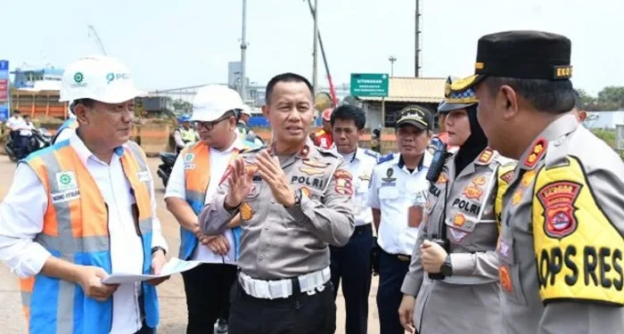 Korlantas Polri Cek Kesiapan Pelabuhan Merak dan Ciwandan Jelang Nataru