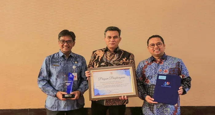 Pemkot Tangerang Raih Penghargaan Anindhita Wistara Data dari BPS
