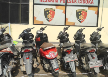Polsek Cisoka Ringkus Tiga Penadah Motor Curian di Jayanti Kabupaten Tangerang